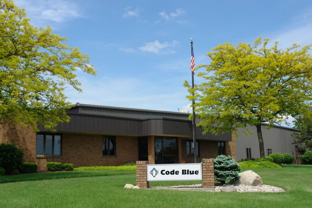 https://codeblue.com/wp-content/uploads/Code-Blue-Corp-headquarters-1024x683.webp