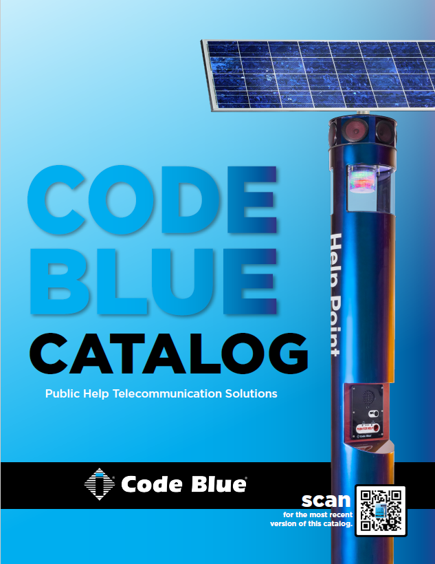 2023 Couverture du catalogue Code Blue en anglais