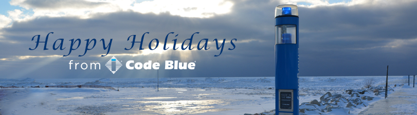 Code blue happy holidays