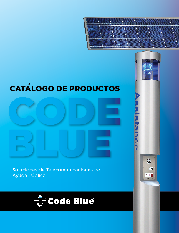 2022 Code Blue Product Catalog in Spanish