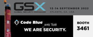 Visit Code Blue in Booth 3461 at GSX in Atlanta, Georgia on September 12 to 14.